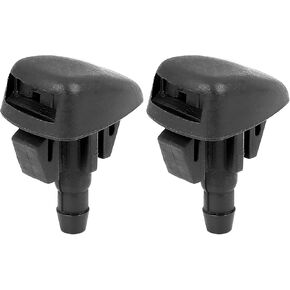 X AUTOHAUX 2pcs KD45-67-510 Car Windshield Wiper Washer Nozzle Spray Jet Replacement for Mazda 3 6 CX-5 CX-9