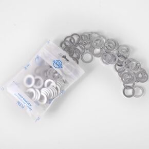 100PCS 14mm 21513-23001 Oil Drain Plug Crush Washer Gasket Seal Compatible with Hyundai/Kia Most Popular Models 2001-2022 Replace 21513-23001 21513-21000 21513-23000