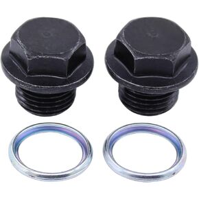 ApplianPar Engine Oil Drain Plug and Crush Washer Gasket Kit for Subaru Ascent Impreza Forester Legacy Outback Set of 2