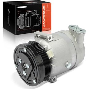 A-Premium Air Conditioner AC Compressor with Clutch Compatible with Chevrolet Aveo 2009-2016, Aveo5 2009-2011 & Pontiac G3 2007-2010, G3 Wave 2009