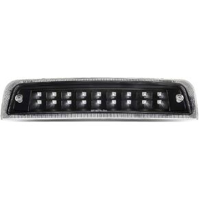 DNA MOTORING 3BL-DRAM09-LED-BK Black Housing LED High Mount 3rd Third Brake Light [Compatible with 09-17 Dodge Ram 1500 2500 3500]