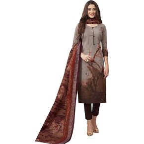 Miraan Women's Cotton Printed Readymade Salwar Suit