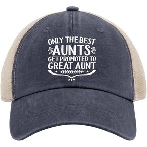 The Best Aunts GET Promoted to Great Aunt Hats Hat Black Hats for Men Gifts for Men Golf Caps