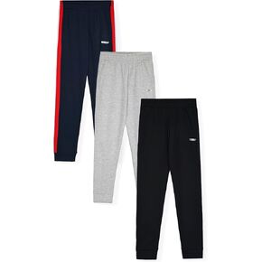 Hind Boys Sweatpants 3 Pack Athletic Fleece and Tricot Boys Jogger Pants with Pockets | Boys Clothes