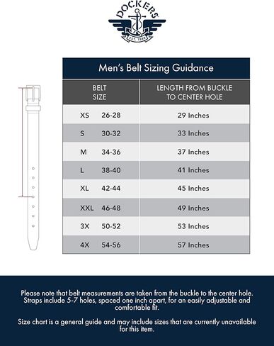 حزام فستان رجالي من DOCKERS ذو حافة ريشة in Kuwait
