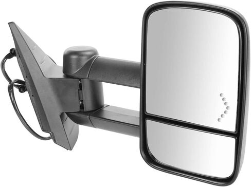 Trail Ridge Tow Mirror Power Heated Chevron Signal Pair Set for Silverado Sierra in Saudi Arabia