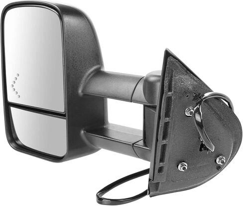 Trail Ridge Tow Mirror Power Heated Chevron Signal Pair Set for Silverado Sierra in Saudi Arabia