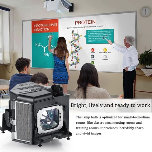 لمبة مصباح جهاز العرض البديلة للسينما المنزلية Epson ELPLP97 2250 880 2200 2350 POWERLITE 118 119W U50 W06+ W49 X49 51+ VS260 EX3280 EX5280 EX9230 EH- TW5700 TW5820 TW6150 TW6250 V13H010L97 in Saudi Arabia