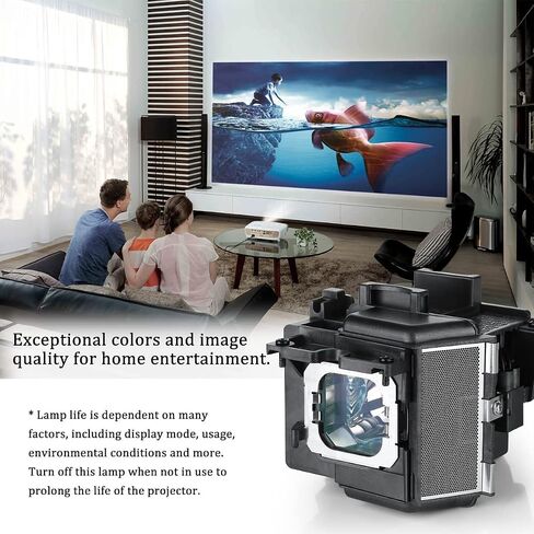 لمبة مصباح جهاز العرض البديلة للسينما المنزلية Epson ELPLP97 2250 880 2200 2350 POWERLITE 118 119W U50 W06+ W49 X49 51+ VS260 EX3280 EX5280 EX9230 EH- TW5700 TW5820 TW6150 TW6250 V13H010L97 in Saudi Arabia