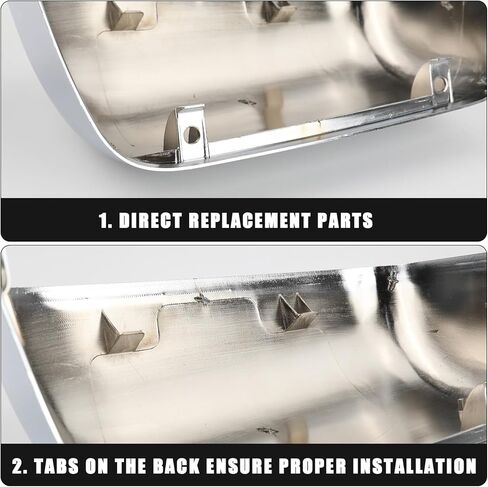 الكروم مباشرة استبدال العلوي نصف مرآة قبعات غطاء الكسوة ل 2008-2016 فورد F250 F350 F450 F550 سوبر واجب سحب الملحقات in Kuwait