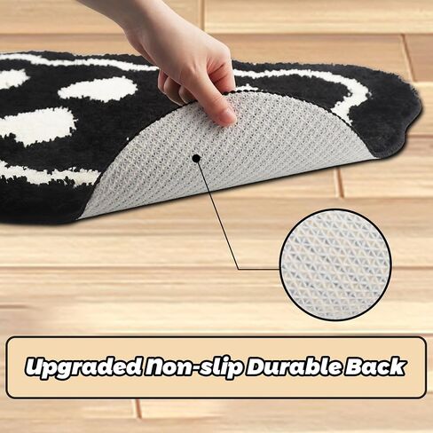 Doormat for Muddy Dog Paws, Machine Washable Soft Microfiber, Non-Slip Welcome Rug Bed Mat for Dirty Dogs, Thick Washable Mat for Kitchen Bathroom Bedroom Entryway 31.5" L x 19.7" W in Saudi Arabia