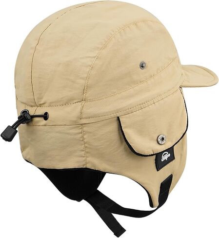 Clakllie Waterproof Trapper Hat for Men Women Windproof Winter Hats with Visor Earflaps Trooper Russian Ushanka Cap in Kuwait