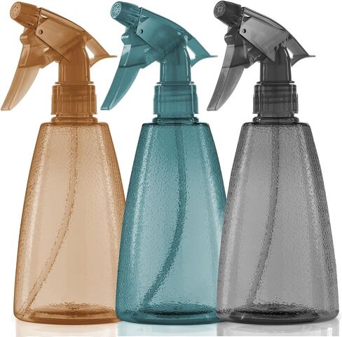 Spray Bottles 3-Pack, 16 Oz, Mist & Stream, Plastic Water Spray Bottle for Hair, Plants, Cleaning Solutions, BBQ, Cat Dog Spray Correction Behavior - Leak Proof - Empty Spray Bottles in Saudi Arabia