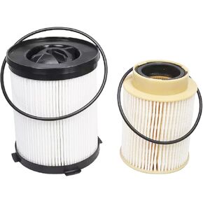 5.0L 5.6L Diesel Fuel Filter Compatible with NISSAN TITAN XD 2016 2017 2018 2019 2020 16 17 18 19 20 Replaces 1603-EZ40A 16403-EZ41A 1603EZ40A 16403EZ41A 5.0L 5.6L Fuel Filter