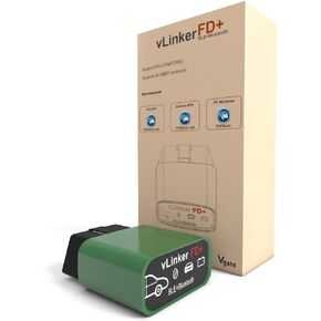vgate vLinker FD Plus OBD2 Adapter Bluetooth BLE Scanner for FORScan, Work with iPhone, Android, and Windows