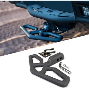 Universal Hitch Bump Step for 2" Receivers | Protects Your Rear Bumper from Damage | 18" Wide Paddle Step | Includes Hitch Pin and Stabilizer Plate | Steel Construction | ORWORKS