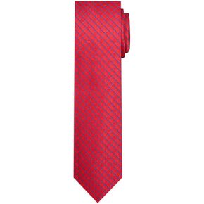 Jacob Alexander Men's Woven Diamond Grid Pattern Regular or Slim Neck Tie