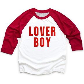 Boys Valentines Day Shirt Raglan 3/4 Sleeve Toddler Kids Truck Dinosaur Love Heart Graphic Valentine Outfits 2-7T