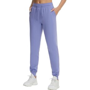 Dragon Fit Women's Cinch Bottom Sweatpants Tapered Athletic Jogger Pants Baggy Lounge Pants with Drawstring