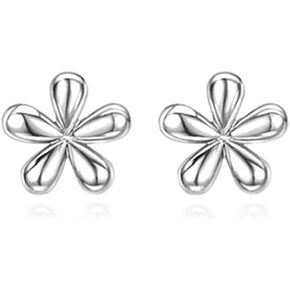 Reffeer Solid 925 Sterling Silver Daisy Stud Earrings Flower for Women Teens Tiny Flower Stud Earrings Spring
