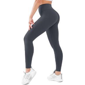 High Waist Leggings for Women - Opaque, Soft Tummy Control Athletic Pants for Yoga, Running, Workout and Gym