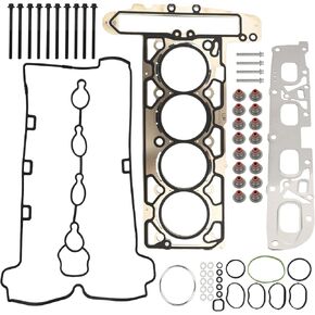 IRONTEK HS26517PT Cylinder Head Gasket Set with Bolts fit for Buick (2010 Allure/ 2010-2011 Lacrosse), for Chevrolet 2010-2017 Equinox, for GMC 2010-2017 Terrain #ES72196 HGS339