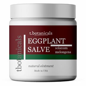 Eggplant Salve, Herbal Salve with Eggplant Extract, Skin Ointment, Eggplant Cream, Skin Cell Health Support, Skin Relief (4 oz)