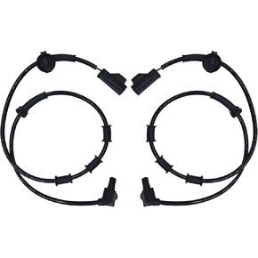 Wheel Speed Sensor ABSCompatible with 02-05 RAM 1500 5083204AB 5083204AA 91175104 2002 2003 2004 2005 Front 2-pc