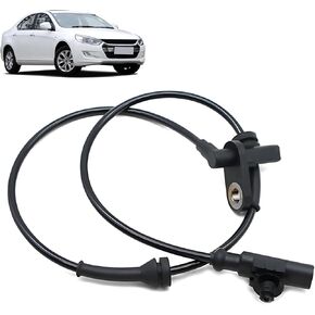 1 PC Car ABS Wheel Speed Sensor, Waterproof and Durable Standard Replacement 3630050U2010, Anti-Lock Brake System Rear Left ABS Sensor Accessories, Compatible with Heyue Models (Black)