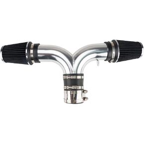 PHILTOP Air intake kit, Cold Air Intake Black Tube + Heat Shield for 2003-2008 Ram 1500 DRSS-5120 Polished Aluminum Cold Air Intake System