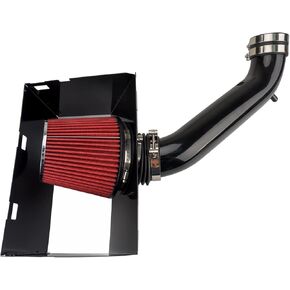 Air Intake Kit, Cold Air Intake System Kits w/Filter Aluminum Replacement for 2003-2008 RAM 1500/2500 4.7L/ 5.7L Engine (Red)