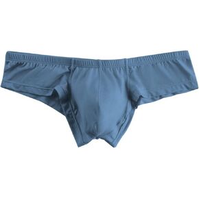 Faringoto Men's Brief Bikini U Convex Half Hip Briefs Low Rise Modal Shorts