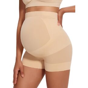 Peauty Seamless Maternity Shapewear & Underwear 2-in-1, Non-Roll Edge Pregnancy Shorts Essentials (S-3XL)