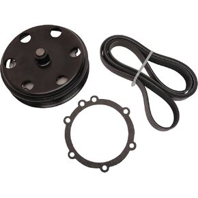 Engine Water Pump with Gasket + V-Ribbed Serpentine Belt Fit for Cadillac Escalade/CTS, Fit for Suburban for Silverado 1500 for Camaro for Tahoe, Fit for GMC Sierra 1500 for Yukon 14-20, OE#251-821