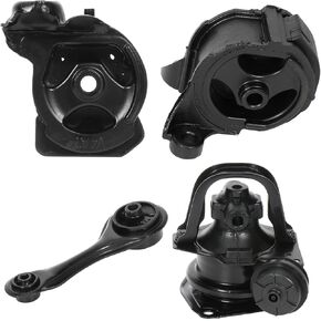 SCITOO Engine Motor Mount Transmission Mount and Torque Strut Mount Set Compatible with 1990-1993 for Honda for Accord,OE A6512 A6587 A6519 A6509