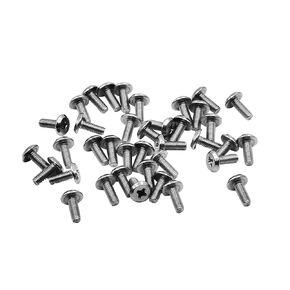 YXQ M4x10mm Flat Head Machine Screws, Phillips Cross Screw, 304 Stainless Steel, Fasteners Bolts 60Pcs