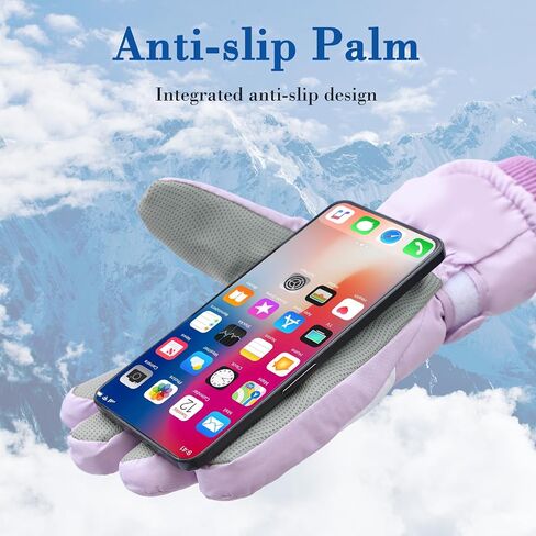 2 Pairs Winter Winter Ski Snow Gloves for Women Men Waterproof Windproof Gloves in Saudi Arabia