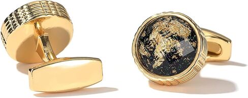 Cufflinks for Men, Groom Cufflinks Gold Plated Mens Cufflinks Unique Gift for Groomsman Brother Father in Saudi Arabia