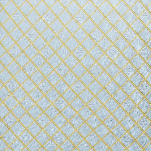 Jacob Alexander Men's Woven Diamond Grid Pattern Regular or Slim Neck Tie in Kuwait