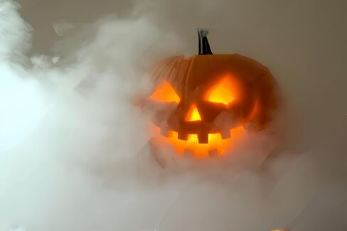 Akeydeco Halloween Party Mist Maker، مبيد نافورة مياه بالموجات فوق الصوتية 12 LED أحمر أصفر وأزرق ومضات خفيفة من الألومنيوم ومرطب هواء لخزان الأسماك الصخري ومزهرية حمام الطيور ديكو in Kuwait