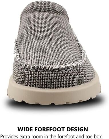 Men's Arch Support Plantar Fasciitis Relief Orthopedic Slipper Indoor Canvas Slip On House Diabetic Bunions Casual Loafers in Saudi Arabia