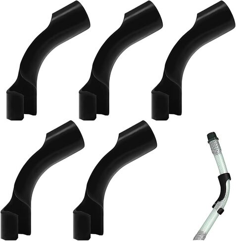 Mandark 5PCS Racing Car Fuel Tanks Hose Bender, Heavy Duty Auto Gas Can Spout Filler Hose Bender, Fit for Race Petrol Containers, Gasoline Jugs, Compatible with Many Racing Gas Tanks (Black) in Saudi Arabia
