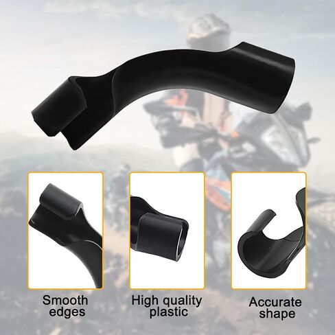 Mandark 5PCS Racing Car Fuel Tanks Hose Bender, Heavy Duty Auto Gas Can Spout Filler Hose Bender, Fit for Race Petrol Containers, Gasoline Jugs, Compatible with Many Racing Gas Tanks (Black) in Saudi Arabia