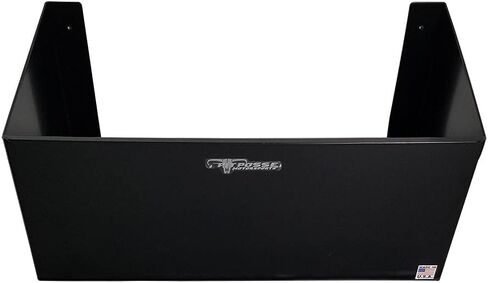 رف تخزين حامل إبريق مزدوج الاستخدام من Pit Posse PP3344BK - يحمل أباريق سعة 5 جالون - صنع في الولايات المتحدة الأمريكية - ألومنيوم مضاد للصدأ - متجر ملحقات السيارات لمقطورة السباق المغلقة من المرآب (أسود) in Kuwait