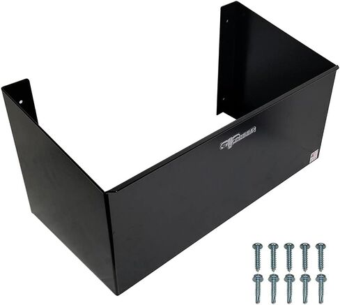 رف تخزين حامل إبريق مزدوج الاستخدام من Pit Posse PP3344BK - يحمل أباريق سعة 5 جالون - صنع في الولايات المتحدة الأمريكية - ألومنيوم مضاد للصدأ - متجر ملحقات السيارات لمقطورة السباق المغلقة من المرآب (أسود) in Kuwait