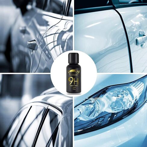 طلاء سيراميك، مجموعة طلاء نانو Mr Fix 9H Pro Nano طلاء سيراميك فائق كاره للماء، حماية مانعة للتسرب لطلاء السيارة ضد الخدش، سيراميك تلقائي عالي اللمعان 9H صلابة in Saudi Arabia