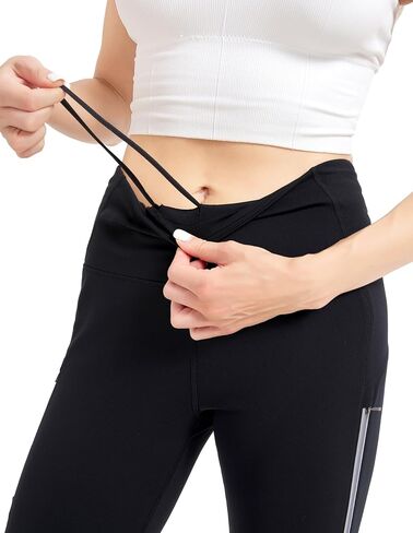 Women’s Winter Yoga Pants Thermal Pants for Women Fleece Lined Leggings with Pockets in Saudi Arabia
