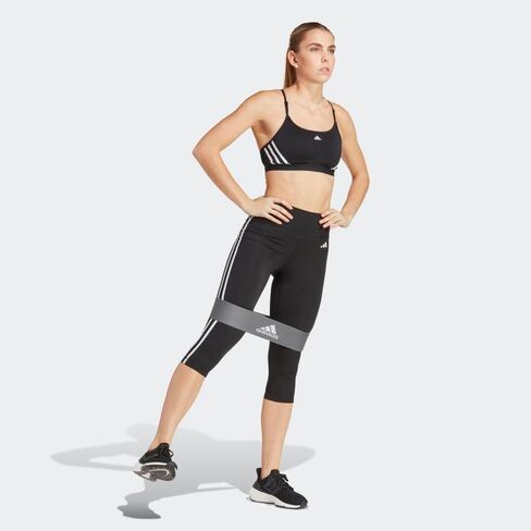 adidas Women's Training Essentials 3-Stripes High Waisted 3/4 Tights in Saudi Arabia
