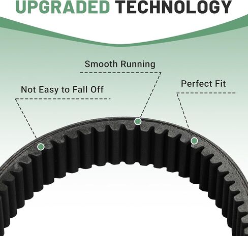 UC14244 Clutch Drive Synchronous Belt M155037 VG10928, Fit for John Deere 4x2 HPX|4x4 HPX|4x4 Trail HPX|HPX615E|HPX815E Gator Utility Vehicles #Replace 265-588 Mower Deck Belt in Kuwait