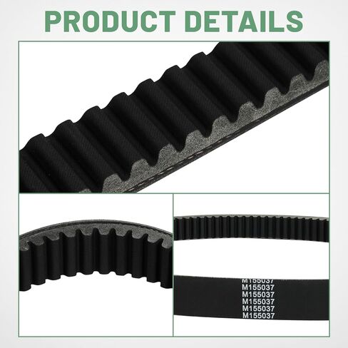 UC14244 Clutch Drive Synchronous Belt M155037 VG10928, Fit for John Deere 4x2 HPX|4x4 HPX|4x4 Trail HPX|HPX615E|HPX815E Gator Utility Vehicles #Replace 265-588 Mower Deck Belt in Kuwait